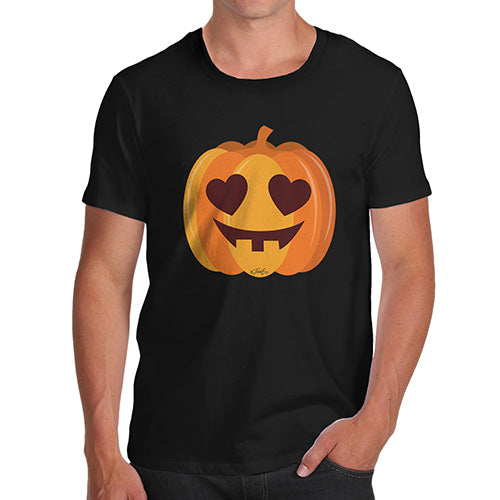 Funny Gifts For Men Love Pumpkin Men's T-Shirt Small Black