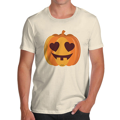 Mens Humor Novelty Graphic Sarcasm Funny T Shirt Love Pumpkin Men's T-Shirt Small Natural