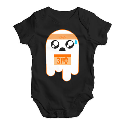 Funny Baby Bodysuits Marathon Ghost Baby Unisex Baby Grow Bodysuit 18 - 24 Months Black