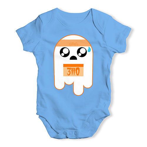 Funny Infant Baby Bodysuit Onesies Marathon Ghost Baby Unisex Baby Grow Bodysuit 18 - 24 Months Blue