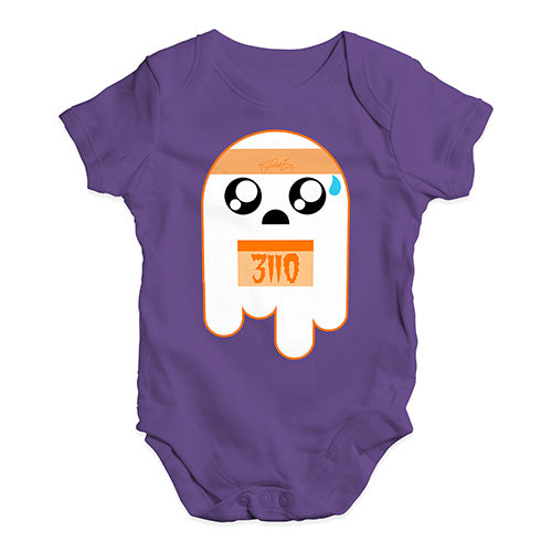 Baby Boy Clothes Marathon Ghost Baby Unisex Baby Grow Bodysuit 12 - 18 Months Plum