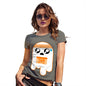 Womens Funny Tshirts Marathon Ghost Women's T-Shirt Small Khaki