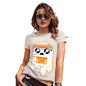 Womens Novelty T Shirt Marathon Ghost Women's T-Shirt Small Natural