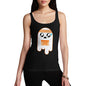 Funny Tank Top For Mom Marathon Ghost Women's Tank Top X-Large Black