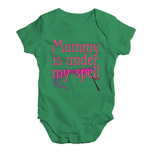 Baby Girl Clothes Mummy Is Under My Spell Baby Unisex Baby Grow Bodysuit 6 - 12 Months Green