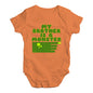 Baby Girl Clothes My Brother Is A Monster Baby Unisex Baby Grow Bodysuit New Born Orange