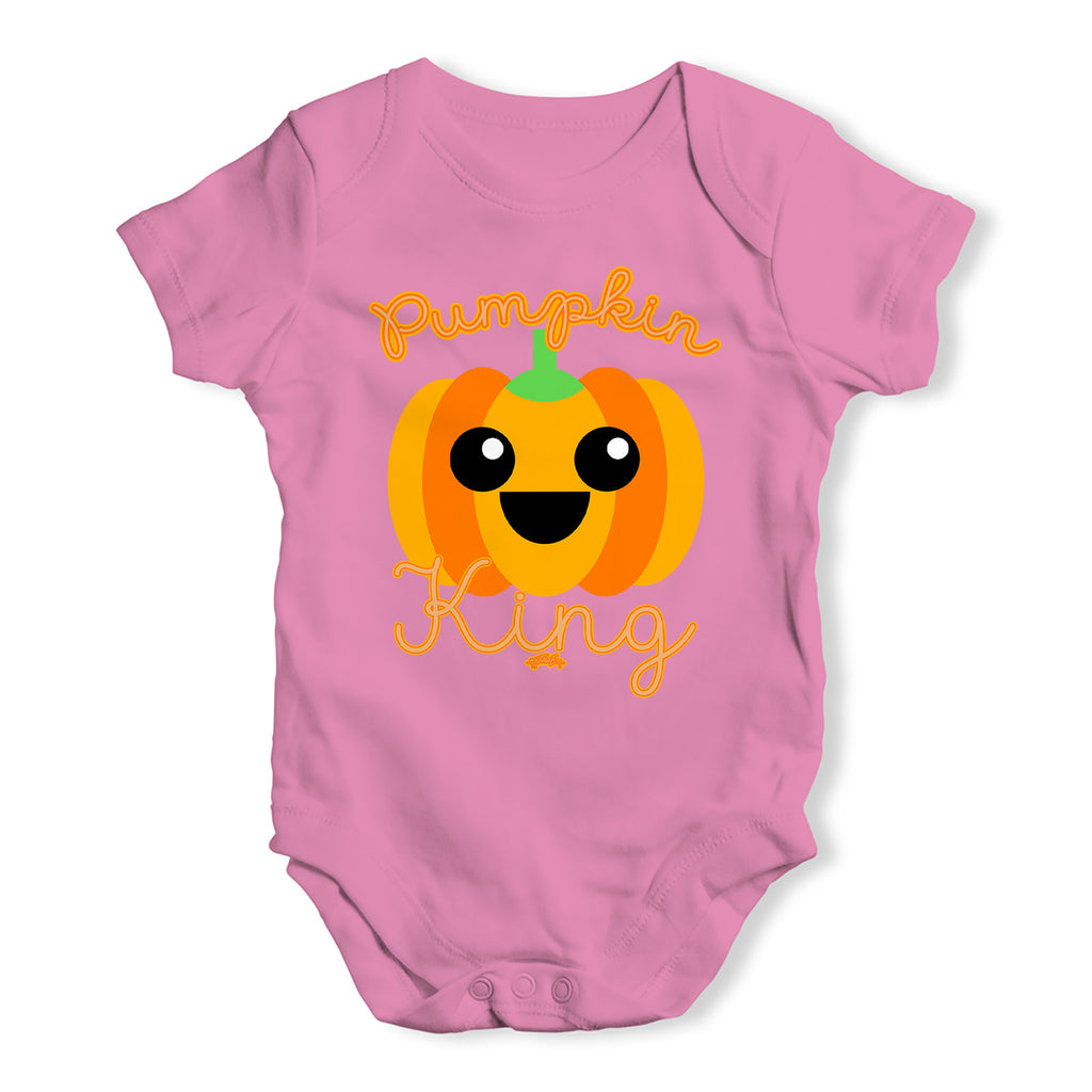 Baby Boy Clothes Pumpkin King Baby Unisex Baby Grow Bodysuit New Born Pink