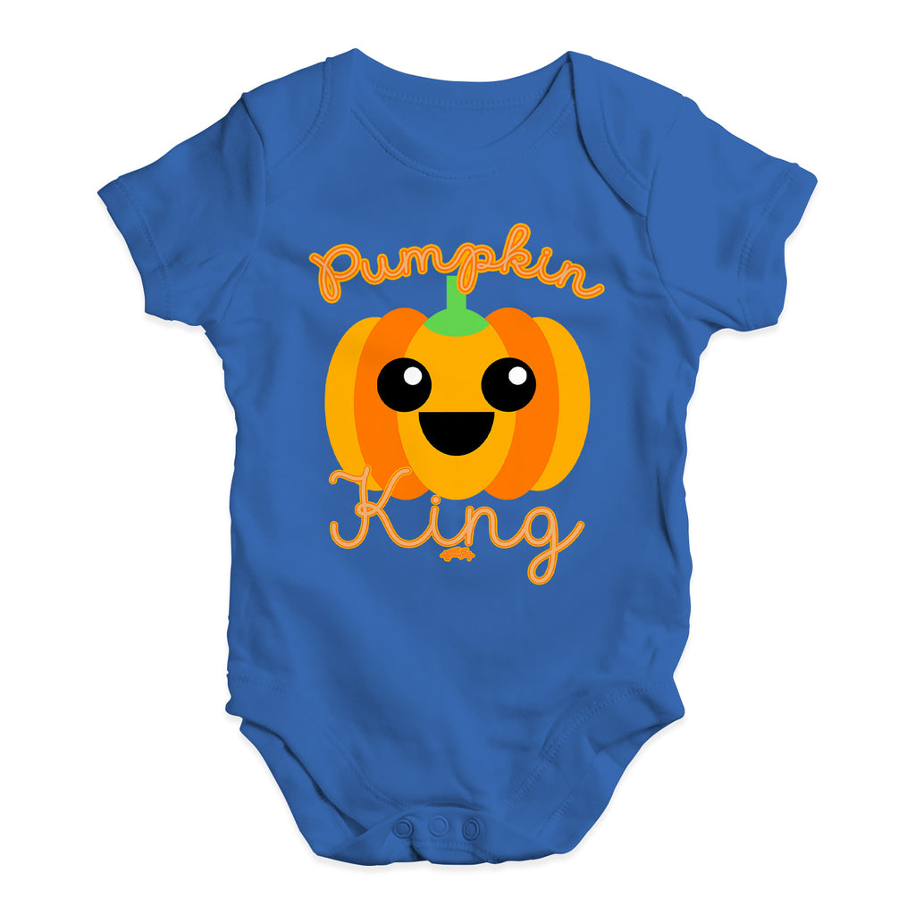 Funny Baby Onesies Pumpkin King Baby Unisex Baby Grow Bodysuit 18 - 24 Months Royal Blue