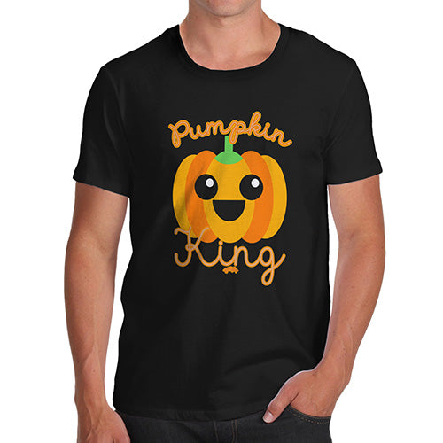 Funny Gifts For Men Pumpkin King Men's T-Shirt Small Black