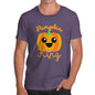 Funny T-Shirts For Men Pumpkin King Men's T-Shirt Medium Plum