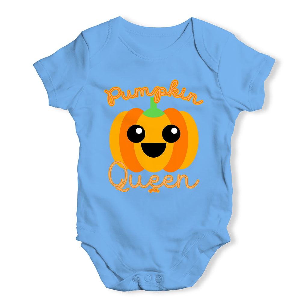 Baby Girl Clothes Pumpkin Queen Baby Unisex Baby Grow Bodysuit New Born Blue