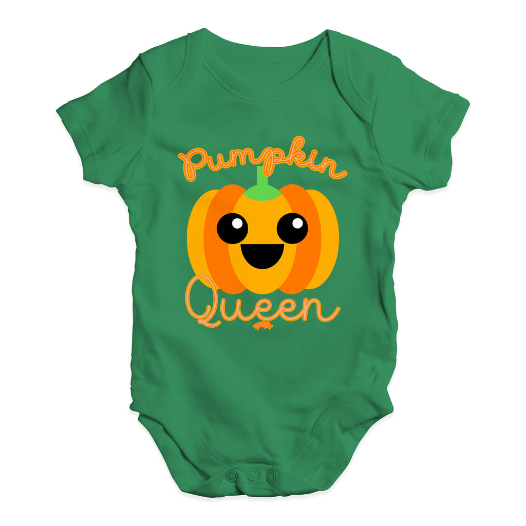 Funny Infant Baby Bodysuit Onesies Pumpkin Queen Baby Unisex Baby Grow Bodysuit 12 - 18 Months Green