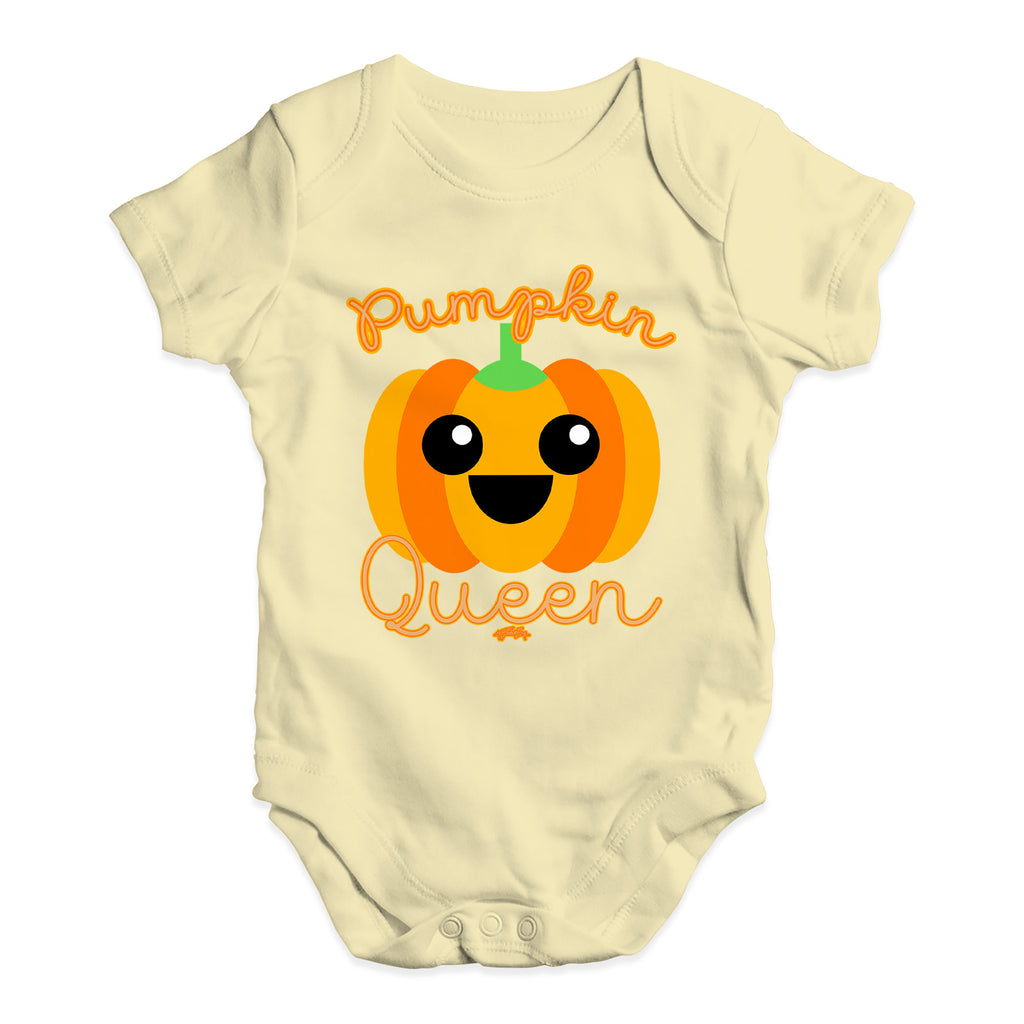 Funny Baby Bodysuits Pumpkin Queen Baby Unisex Baby Grow Bodysuit 0 - 3 Months Lemon