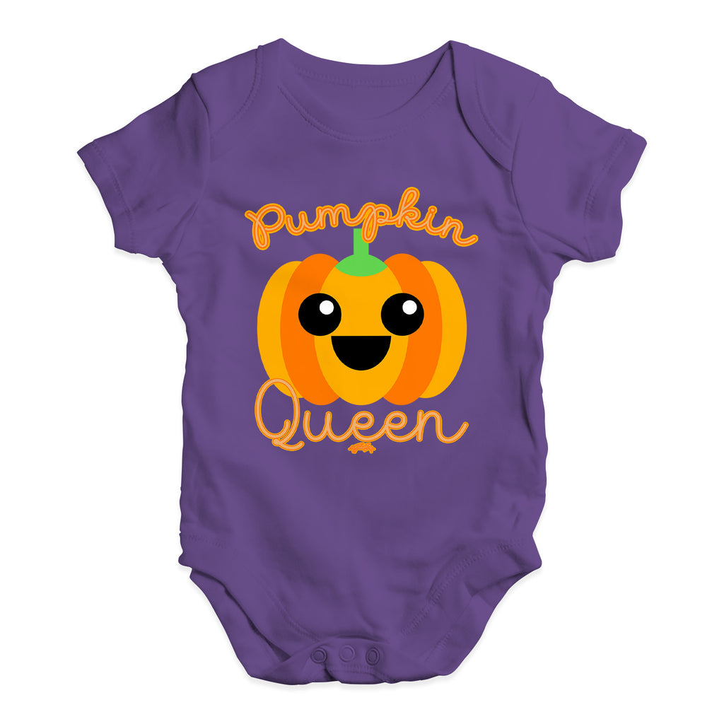 Baby Girl Clothes Pumpkin Queen Baby Unisex Baby Grow Bodysuit 0 - 3 Months Plum