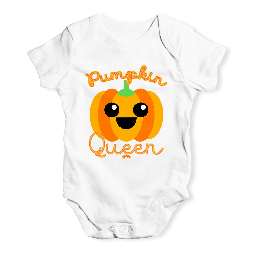 Baby Girl Clothes Pumpkin Queen Baby Unisex Baby Grow Bodysuit 12 - 18 Months White
