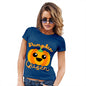 Funny Tshirts For Women Pumpkin Queen Women's T-Shirt Medium Royal Blue