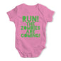 Cute Infant Bodysuit Run The Zombies Are Coming Baby Unisex Baby Grow Bodysuit 0 - 3 Months Pink