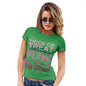 Womens Funny T Shirts Trick Or Treat Squad On Fleek Women's T-Shirt Small Green