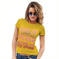 Womens Funny Sarcasm T Shirt Trick Or Treat Squad On Fleek Women's T-Shirt Medium Yellow