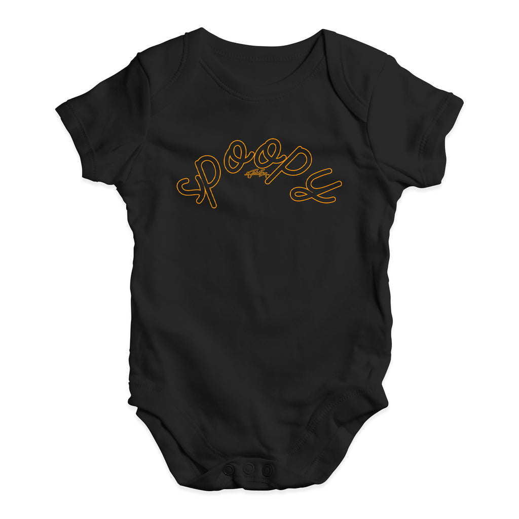 Bodysuit Baby Romper Spoopy Spooky Baby Unisex Baby Grow Bodysuit 0 - 3 Months Black