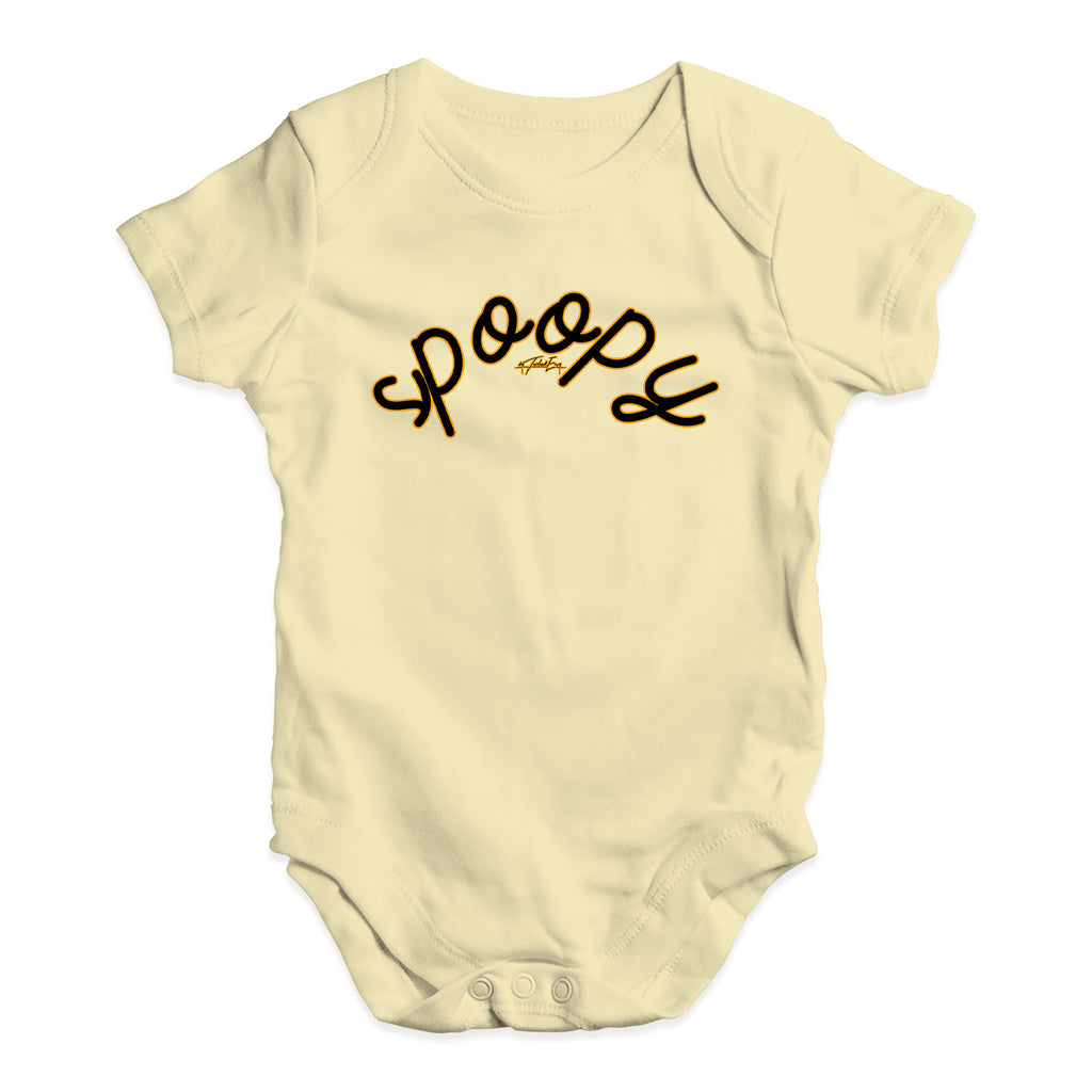 Funny Baby Bodysuits Spoopy Spooky Baby Unisex Baby Grow Bodysuit 18 - 24 Months Lemon