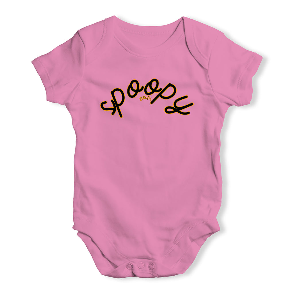 Funny Baby Clothes Spoopy Spooky Baby Unisex Baby Grow Bodysuit 0 - 3 Months Pink