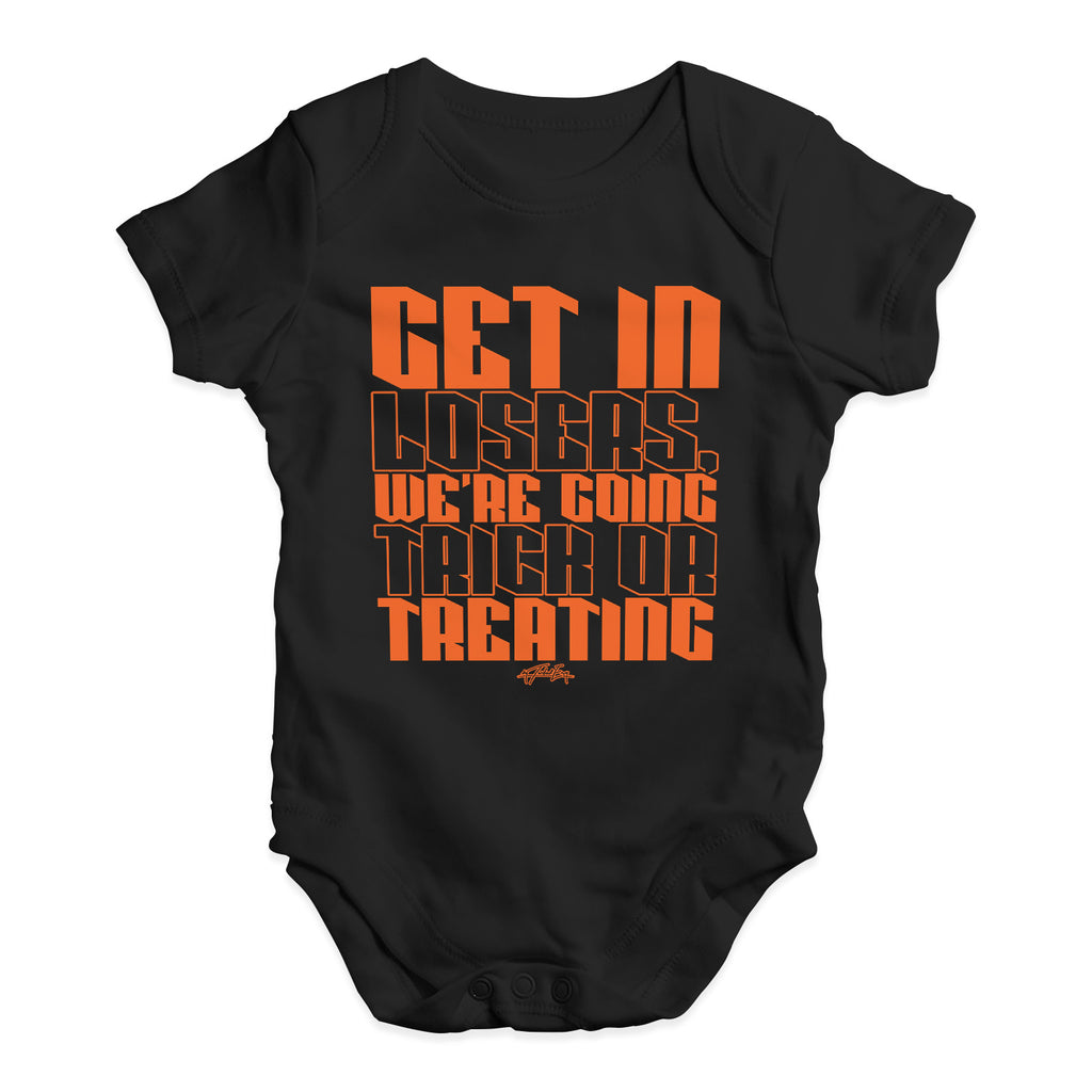 Funny Baby Clothes We're Going Trick Or Treating Baby Unisex Baby Grow Bodysuit 12 - 18 Months Black