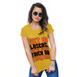 Womens Humor Novelty Graphic Funny T Shirt We're Going Trick Or Treating Women's T-Shirt X-Large Yellow