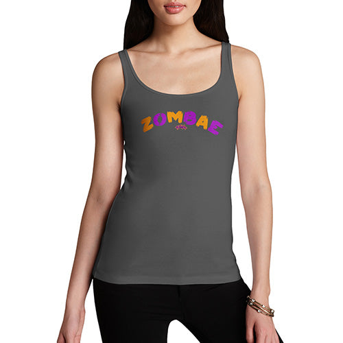 Funny Tank Top For Mom Zombae Women's Tank Top Large Dark Grey