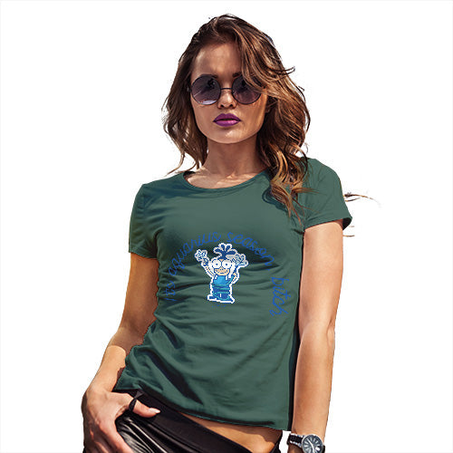 Funny T Shirts For Mom It's Aquarius Season B#tch Women's T-Shirt X-Large Bottle Green