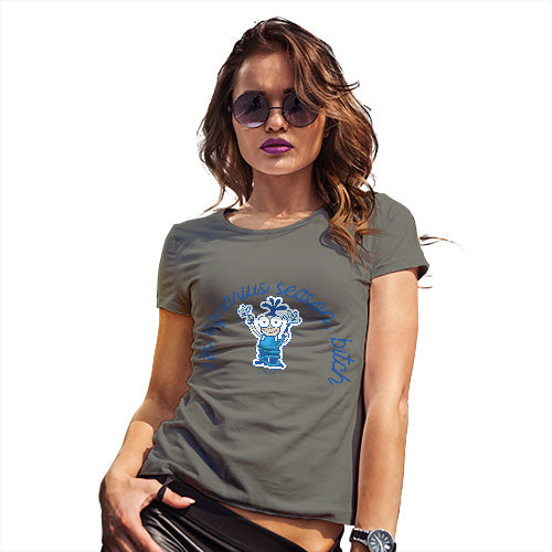 Funny Tee Shirts For Women It's Aquarius Season B#tch Women's T-Shirt Large Khaki