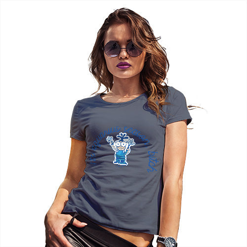 Womens Funny Sarcasm T Shirt It's Aquarius Season B#tch Women's T-Shirt X-Large Navy
