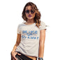 Womens Novelty T Shirt Christmas Be Nice Or Go Away Women's T-Shirt Small Natural