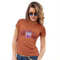 Womens Novelty T Shirt Christmas It's Gemini Season B#tch Women's T-Shirt Large Orange