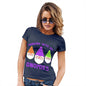 Womens Novelty T Shirt Hanging With My Gnomies Women's T-Shirt X-Large Navy