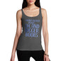 Womens Funny Tank Top I Want World Peace Women's Tank Top Medium Dark Grey