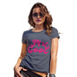 Womens Funny Tshirts Mrs Cool Women's T-Shirt Medium Navy