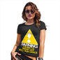 Funny T-Shirts For Women Warning! Mum Dancer Women's T-Shirt Medium Black