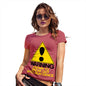 Womens T-Shirt Funny Geek Nerd Hilarious Joke Warning! Mum Dancer Women's T-Shirt Medium Red