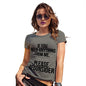 Funny T-Shirts For Women Sarcasm If You Need Anything Please Reconsider Women's T-Shirt Large Khaki