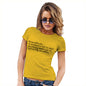 Womens Funny Tshirts Procaffeinate Description Women's T-Shirt X-Large Yellow