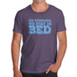 Funny T-Shirts For Men On Sundays We Stay In Bed Men's T-Shirt Small Plum