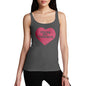 Novelty Tank Top Women You're My Favourite Heart Women's Tank Top Small Dark Grey