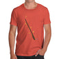 Funny T Shirts For Men Witch Wand Men's T-Shirt X-Large Orange