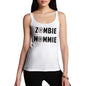 Womens Humor Novelty Graphic Funny Tank Top Zombie Mommie Women's Tank Top X-Large White