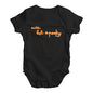 Funny Baby Bodysuits Cute But Spooky Baby Unisex Baby Grow Bodysuit New Born Black