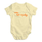 Babygrow Baby Romper Cute But Spooky Baby Unisex Baby Grow Bodysuit 0 - 3 Months Lemon