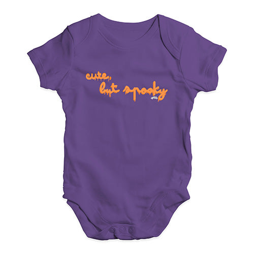 Baby Girl Clothes Cute But Spooky Baby Unisex Baby Grow Bodysuit 18 - 24 Months Plum