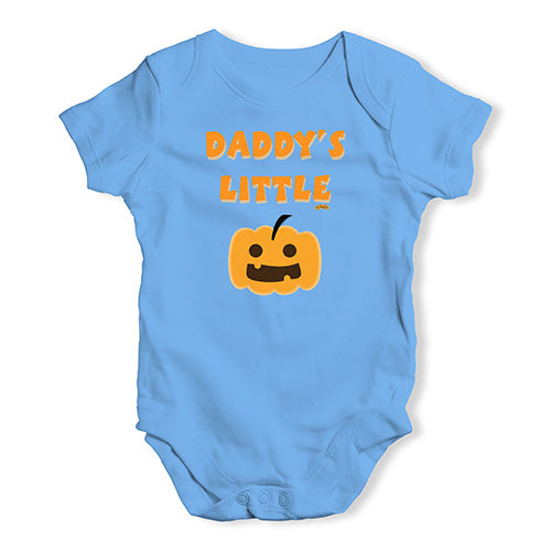 Bodysuit Baby Romper Daddy's Little Pumpkin Baby Unisex Baby Grow Bodysuit 3 - 6 Months Blue