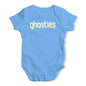 Funny Baby Onesies Ghosties  Baby Unisex Baby Grow Bodysuit New Born Blue